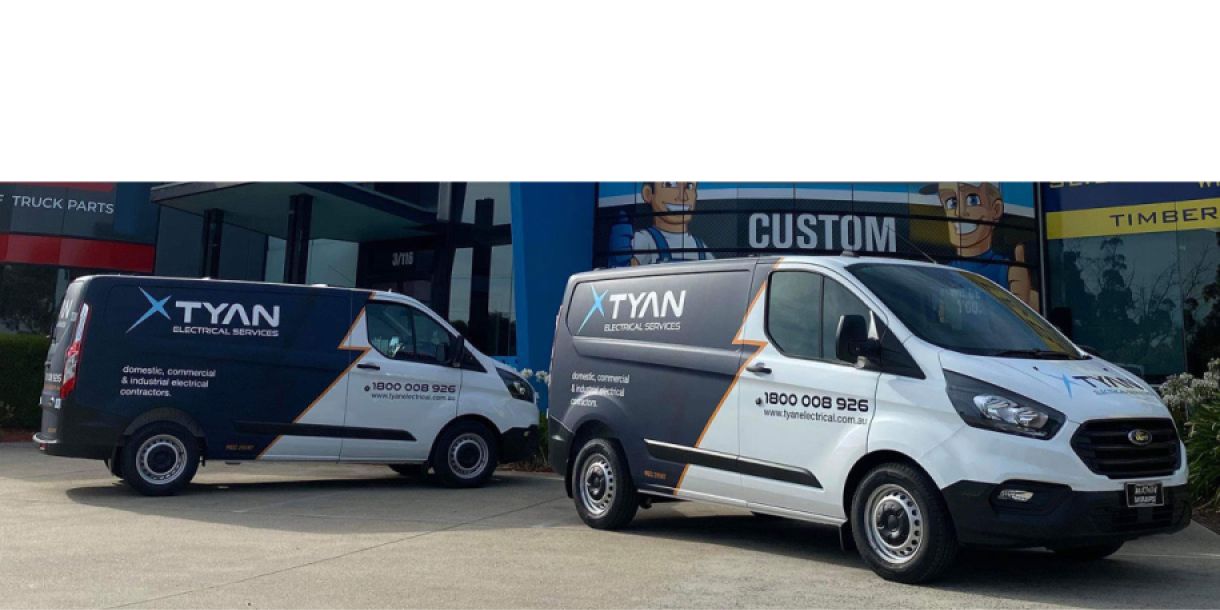 Van Signage using matt colours